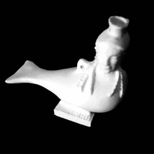 perfume vessel form siren british museum london scan 3d print model - Mito3D