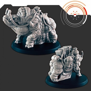 alien beast-of-burden - uscon support-free evan carothers Tabletop Characters & Creatures Store sci-fi supportless 3d print model - Mito3D