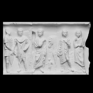 sollievo lastre tomba monumento scansione mondo Europa Grecia salonicco archeologico Museo 3d scultura calcolo marmo Morte fotogrammetria printing lastra openglam 3d print model - Mito3D