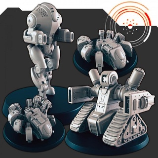 sci-fi large bots support-free evan carothers Tabletop Characters & Creatures Sci-Fi Universe Store robot supportless scifi drones droids 3d print model - Mito3D