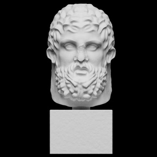 head asclepius scan world Scan the World Europe Greece Thessaloniki Archaeological Museum of god greece portrait sculpture stone marble cult colossal photogrammetry thessaloniki openglam morrylos 3d print model - Mito3D