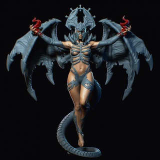 necro queen creature armory Tabletop Characters & Creatures Store demon fantasy miniature tabletop wargame dnd 32mm 75mm 3d print model - Mito3D