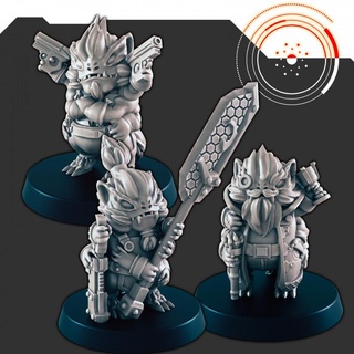 sci-fi fuzzy aliens support-free evan carothers Tabletop Characters & Creatures Store alien supportless scifi skittermander 3d print model - Mito3D