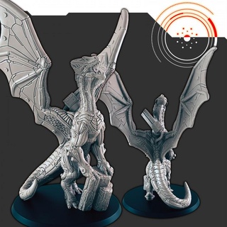 sci fi cibernético Dragão support free evan carothers tampo mesa personagens criaturas loja suporte scifi 3d print model - Mito3D