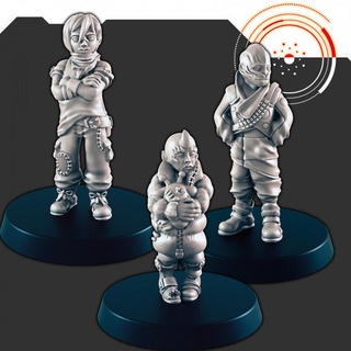 sci-fi slums kids support-less evan carothers Tabletop Characters & Creatures Store support-free supportless scifi 3d print model - Mito3D