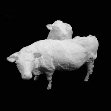 mucche saatchi gallery londra scansione contemporanea 3d print model - Mito3D