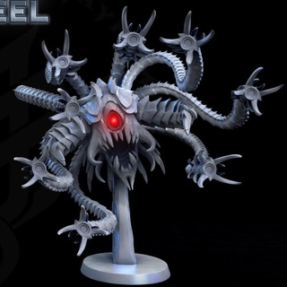 sentinel horror 8 armed mini monster mayhem Tabletop Characters & Creatures Store fantasy gaming machine robot rpg heavy miniature mech tabletop steel cyborg living armored construct beholder 5e warforged eberron 4e 3d print model - Mito3D