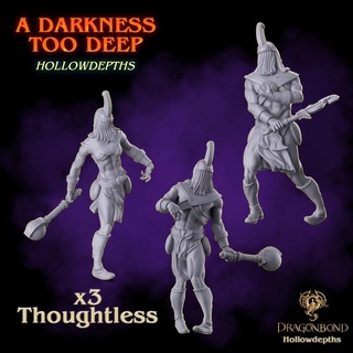 thoughtless 3 models included draco studios Tabletop Characters & Creatures Store 3dprinting tribes robertochaudon servers 3d print model - Mito3D