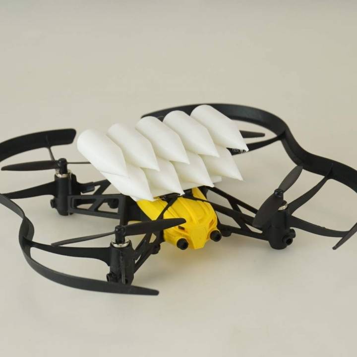 faire semblant missiles attachement minidrones gadgets l'électronique l'accessoire drone parrot missile attachmen 3D print model - Mito3D