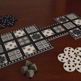 königlich Spiel ur uralt Tafel Leereblase modular Strategie Brettspiel Multimaterial 3d print model - Mito3D