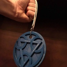 lin-kuei medallion artistic defense jewellery 3d keychain cosplay mortalkombat sub-zero linkuei mortalkombax 3d print model - Mito3D