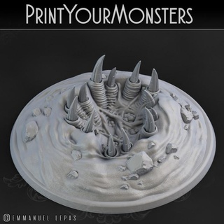 deserto monstro printyourmonsters tampo mesa personagens criaturas loja impressão monstros patreon emmanuel Solte apoiado 3d print model - Mito3D
