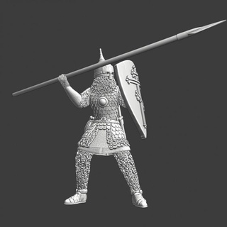 medieval russian heavy infantry spear northern crusades miniatures Tabletop Characters & Creatures Store battle knight wargaming warrior noble 28mm formation slavic lake peipus novgorod ranks 3d print model - Mito3D