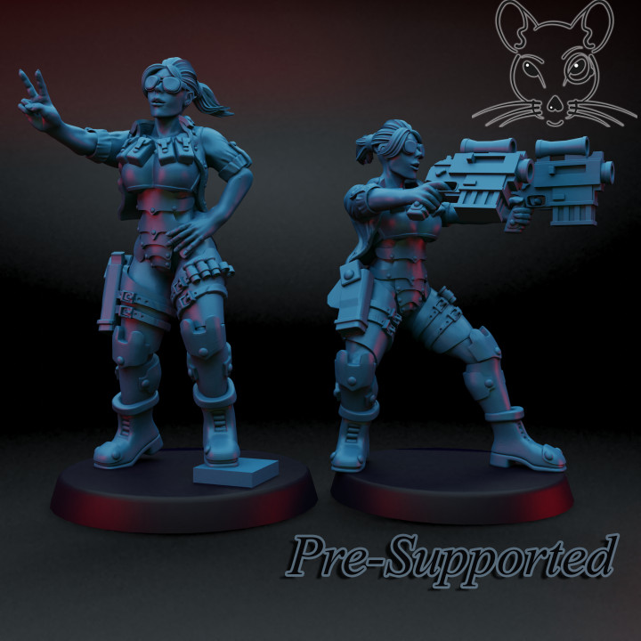 Executor elen homem rato forja tampo mesa personagens criaturas loja martelo guerra necromunda Skaven tader 3D print model - Mito3D