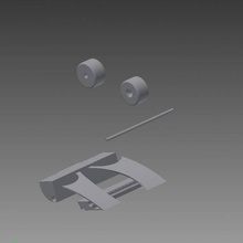 Auto bebop cargo Drohne 3d print model - Mito3D