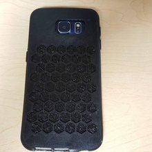 samsung galaxy s6 hexagon case gadgets & electronics honeycomb ninjaflex 3d print model - Mito3D
