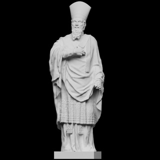saint giacomo catania's cathedral scan world Scan the World Europe Italy Sicily sculpture marble 3dprintable catania 3d print model - Mito3D