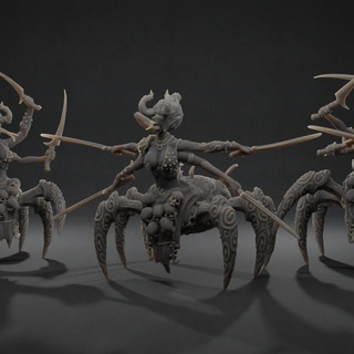 spider demons mad's minis Tabletop Characters & Creatures Board Games demon battle female human unique nsfw squad alternative changed modified proxy converted possesed morphed arachind 3d print model - Mito3D