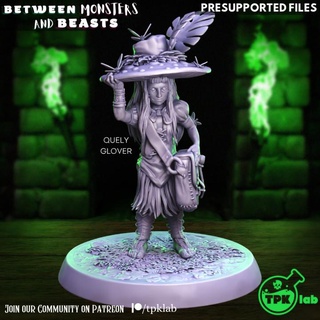 quely glover halfling druid tpk lab Tabletop Characters & Creatures Board Games Store dragons dungeons female rpg wizard miniature gnome tabletop ranger warlock d&d 32mm sorcerer ttrpg 3d print model - Mito3D