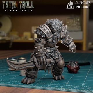 bug bear swords 04 pre-supported tytantroll miniatures Tabletop Characters & Creatures Store big dragons dungeons fantasy monster miniature tribes 3d print model - Mito3D