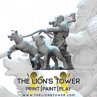 robby mcrind 32mm scale presupported miniature lion's tower adventurers guild Tabletop Characters & Creatures Board Games fantasy rpg warhammer bountyhunter dungeonsanddragons dogs dnd pathfinder frostgrave dandd baldursgate drizzt icewinddale roddymcgristle shadowdeep 3d print model - Mito3D