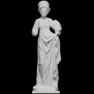 décor philibert ii beau tombeau analyse monde L'Europe France Paris citer 39 architecture patrimoine casquette sculpture statue 3dprintable 3d print model - Mito3D