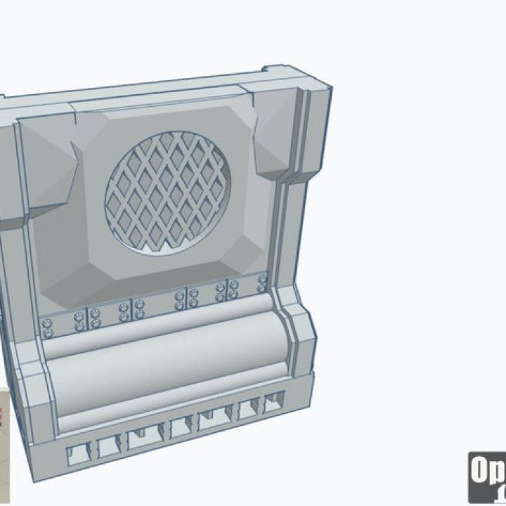 especialidade parede ampla respirar abertura openlock modular industrial terreno azulejos expansão conjunto jogo guerra forja tampo mesa acessórios 3D imprimível borda jogos loja 40k espaço martelo hulk necromunda mate infinidade 28mm equipe zona mortalis 3D print model - Mito3D