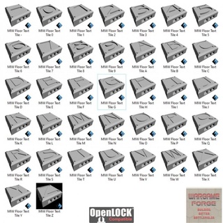 mektup numara zemin fayans açık kilit modüler Sanayi arazi genişleme Ayarlamak savaş oyunu dövme masaüstü Aksesuarlar 3D yazdırılabilir yazı tahtası oyunlar mağaza 40k Uzay Warhammer Hulk Necromunda öldürmek sonsuzluk 28mm takım bölge Mortalis 3d print model - Mito3D