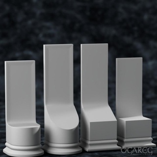 afficher plinthes toile fond ogre miniatures table accessoires planche Jeux boutique colonne pilier socle bases piliers 3d print model - Mito3D