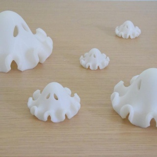 enneper's spooky assistant voidbubble ghost halloween enneper minimal surface 3d print model - Mito3D