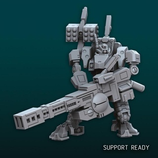 xx 88 pesante arma Battlesuit anton tavolo veicoli macchine negozio robot miniatura mecha mech gioco guerra 28mm 32mm 40 3d print model - Mito3D