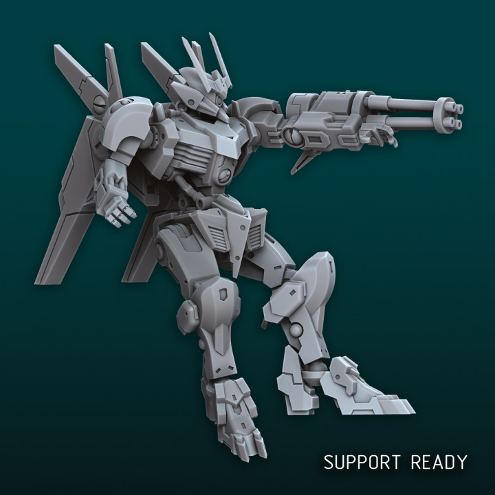 xx 86 comandante Battlesit anton tampo mesa veículos maquinas loja robô miniatura mecha mech jogo guerra 28mm 32mm 40 3D print model - Mito3D