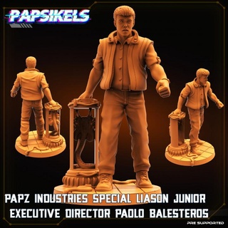 papz indústrias especial ligação júnior executivo diretor paolo balesteros papsikels miniaturas tampo mesa personagens criaturas borda jogos loja 3d print model - Mito3D