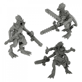 lucertola guerrieri Compreso 4 armato guerriero lex Addams tavolo personaggi creature tavola Giochi negozio azteco miniatura resina dnd uomini aviaria 4armed 4arms 3d print model - Mito3D