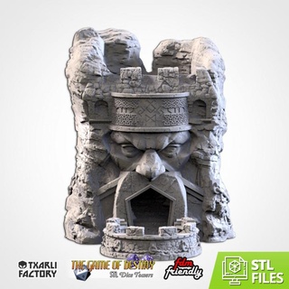 enano bastión torre txarli fábrica mesa accesorios 3D imprimible terreno fantasía rpg superior martillo guerra magia torres papel final rol d dnd pionero enanos destinos 3d print model - Mito3D
