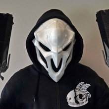 supervisión segador máscara props cosplay juego grim juegos video muerte blizzard reaper fuego infierno 3d print model - Mito3D