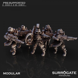 hurricane prime surrogate miniatures september release Tabletop Characters & Creatures dark grim guard imperial infantry grimdark 3d print model - Mito3D