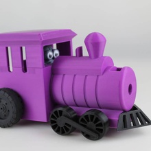 lokomotif tren araç tekerlek sam samlabs 3d print model - Mito3D
