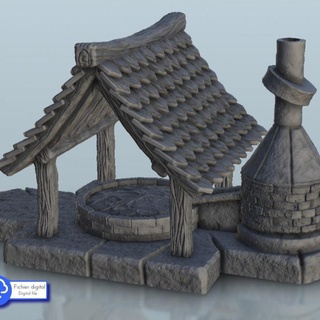 medieval metal workshop 15 - warhammer age sigmar bolt action flames war scenery terrain wargame modern hartolia miniatures Tabletop accessories 3D Printable Terrain Store building rings lord 28mm 15mm middle 32mm sceneries 3d print model - Mito3D