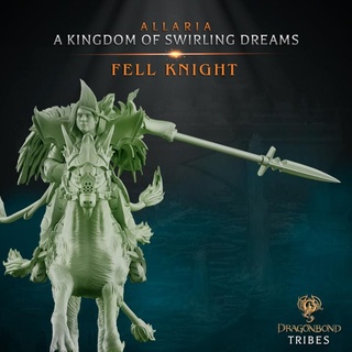 fell knight draco studios Tabletop Characters & Creatures elf spellcaster valerna faiwoods dreamelves 3d print model - Mito3D