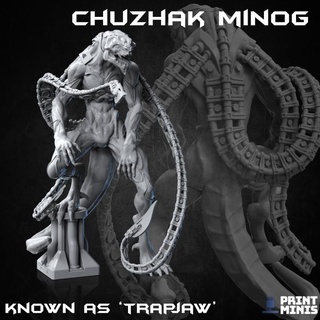 'trapjaw' chuzhak minog - alien creature doomsday collection print minis android animal machine monster sci-fi abomination 3d print model - Mito3D
