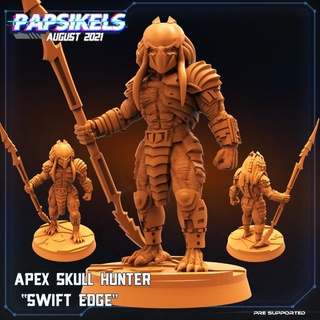 apex skull hunter swift edge papsikels miniatures Tabletop Characters & Creatures Store 3d print model - Mito3D