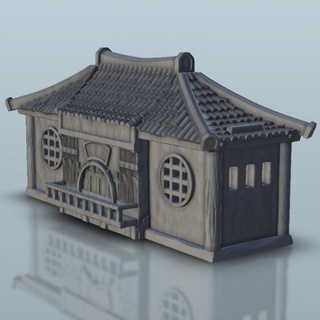oriental armory 13 - warhammer age sigmar bolt action flames war scenery terrain wargame modern hartolia miniatures Tabletop accessories 3D Printable Terrain Store architecture building china chinese japan rings lord asia asian japenese 3d print model - Mito3D