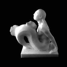 Meerjungfrau national gallery Dänemark Kopenhagen scan 3d print model - Mito3D