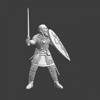 ivan terrible medieval russian champion northern crusades miniatures Tabletop Characters & Creatures Historical Universe Store 3d print battle king knight shield sword wargaming warrior fighting lake teutonic peipus novgorod 1241 3d print model - Mito3D