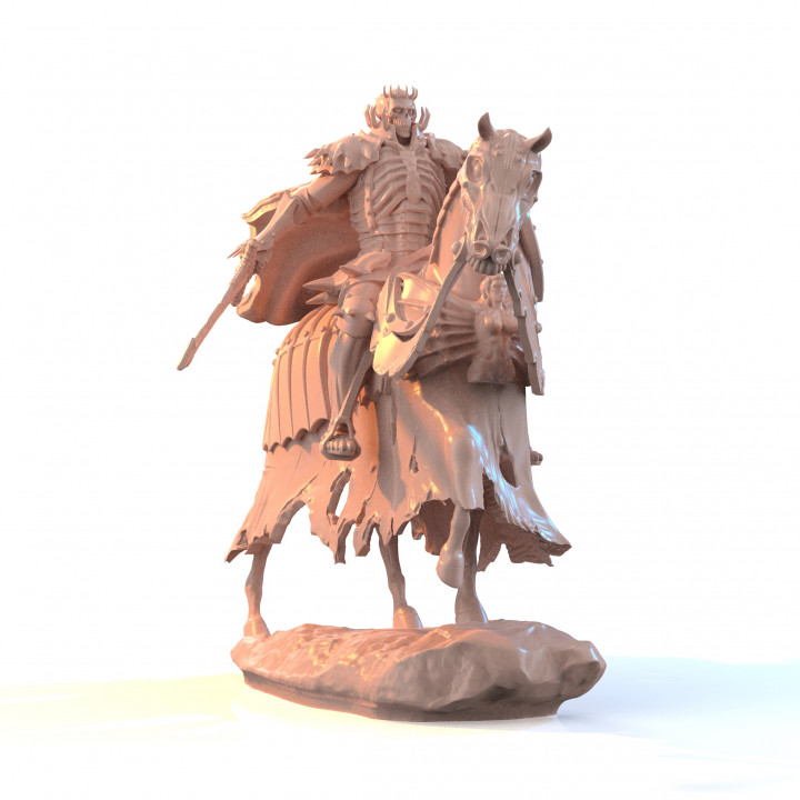 skull knight alexei konev Tabletop Characters & Creatures Fantasy Universe Store berserk horseman skullknight 3D print model - Mito3D