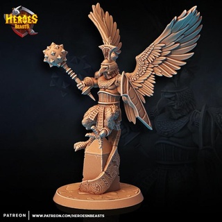 suten ra aarakocra Heróis bestas tampo mesa personagens criaturas fantasia universo loja pássaro Águia Egito falcão Horus vôo homem Pássaro pássaros 3d print model - Mito3D