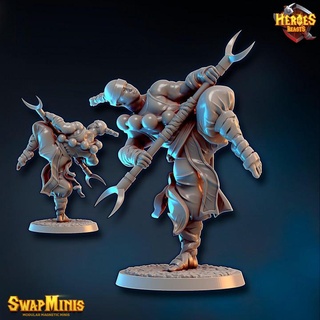 sunana - monk heroes & beasts Tabletop Characters Creatures Fantasy Universe chinese priest martialarts asian budist 3d print model - Mito3D