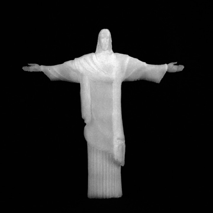 Kurtarıcı İsa Heykeli rio janeiro Brezilya tarama heykel twentiethcentury Roma jesuschrist riodejaneiro 3D print model - Mito3D