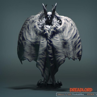 dreadlord frostholdmini demon wings wow 3d print model - Mito3D